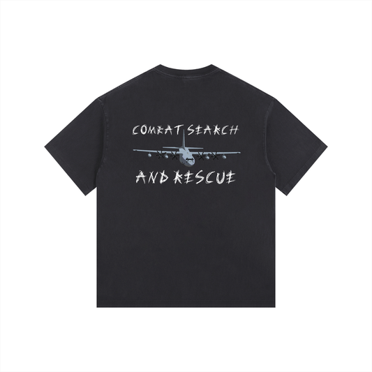 Rescue Vintage Washed Oversized Cotton T-Shirt