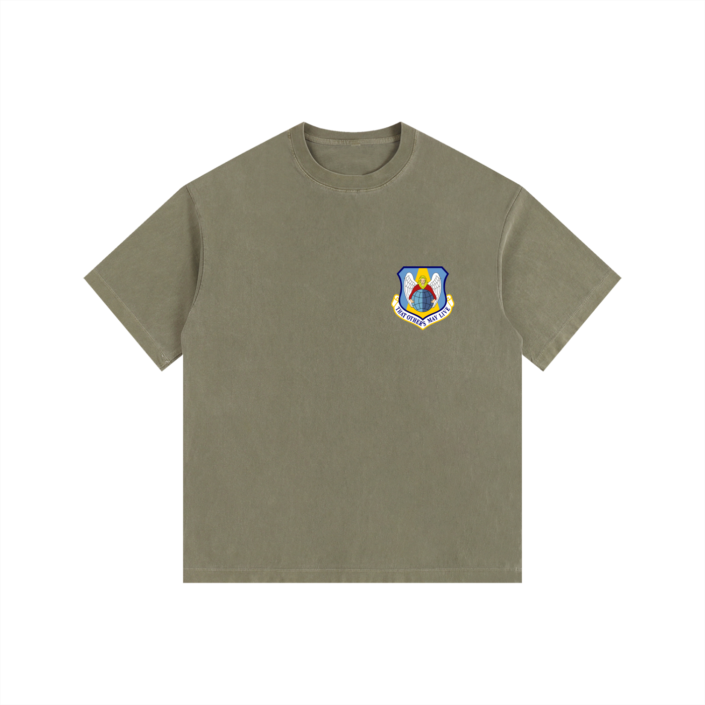 Rescue Vintage Washed Oversized Cotton T-Shirt